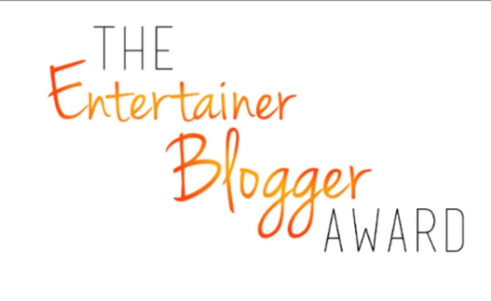 The Entertainer Blogger Award